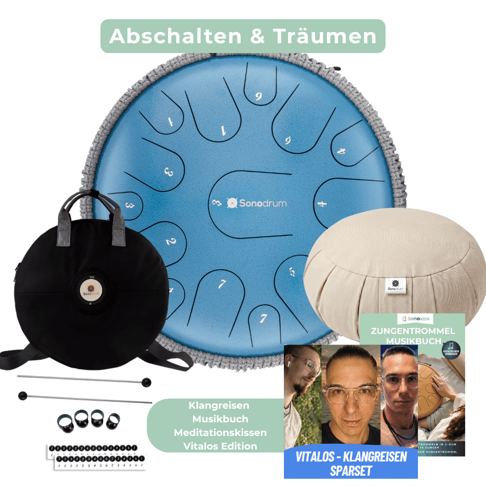 Sonodrum Zungentrommel – Das Set zum Abschalten & Träumen - Vitalos Edition