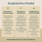 Komplettes Zubehör im Entspannungs Starter Set – Schlägel, Fingerschlägel und Schutzband