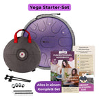 Sonodrum Yoga Starter Set – Zungentrommel mit Tragetasche, Zubehör und Kursmaterialien
