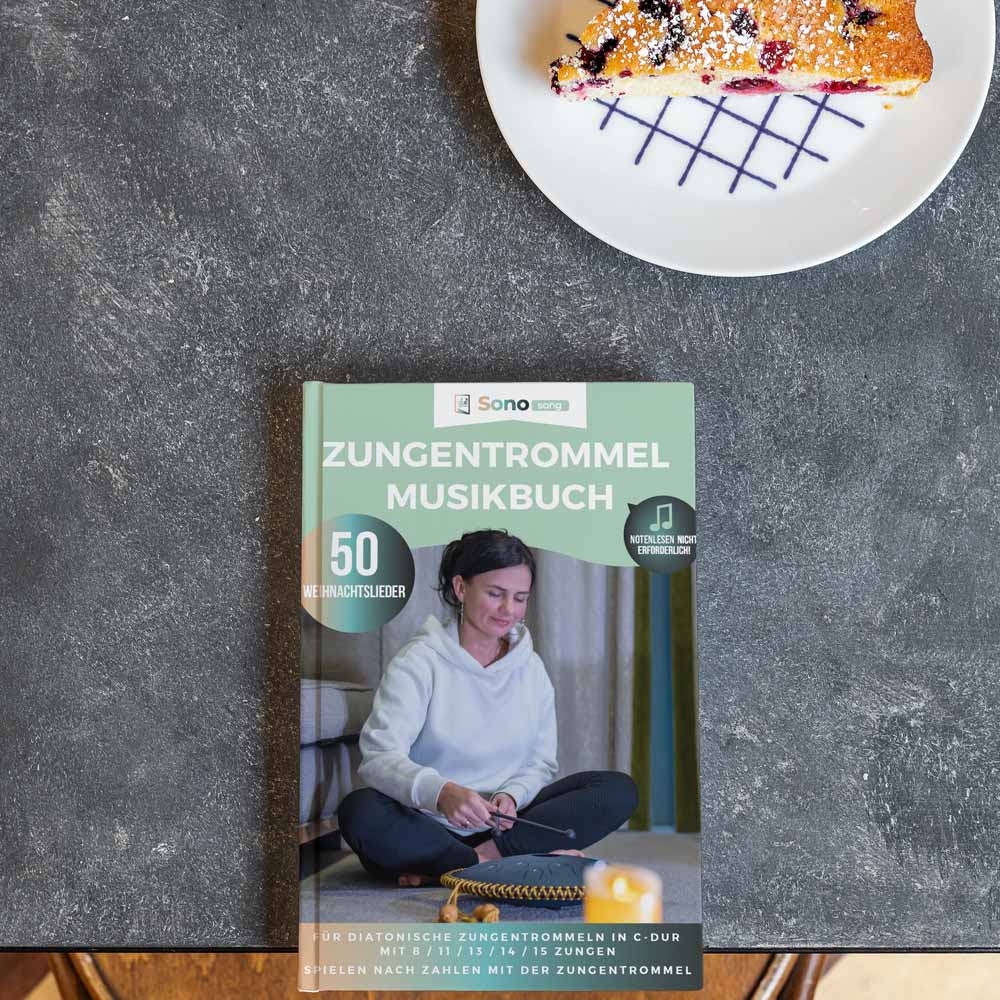 Zungentrommel Musikbuch - 50 Weihnachtslieder (Englisch) - Für alle Zungentrommeln in C-Dur mit 8 / 11 / 13 / 14 / 15 Zungen - PDF zum Download