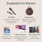 Zusätzlich im karton - Sonodrum Zungentrommel - Meditations Starter Set