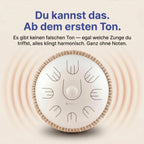 Sonodrum „Handpan Hybrid“ - handgefertigte Handpan-Alternative - 35,5cm - 9 Zungen - D-Kurd