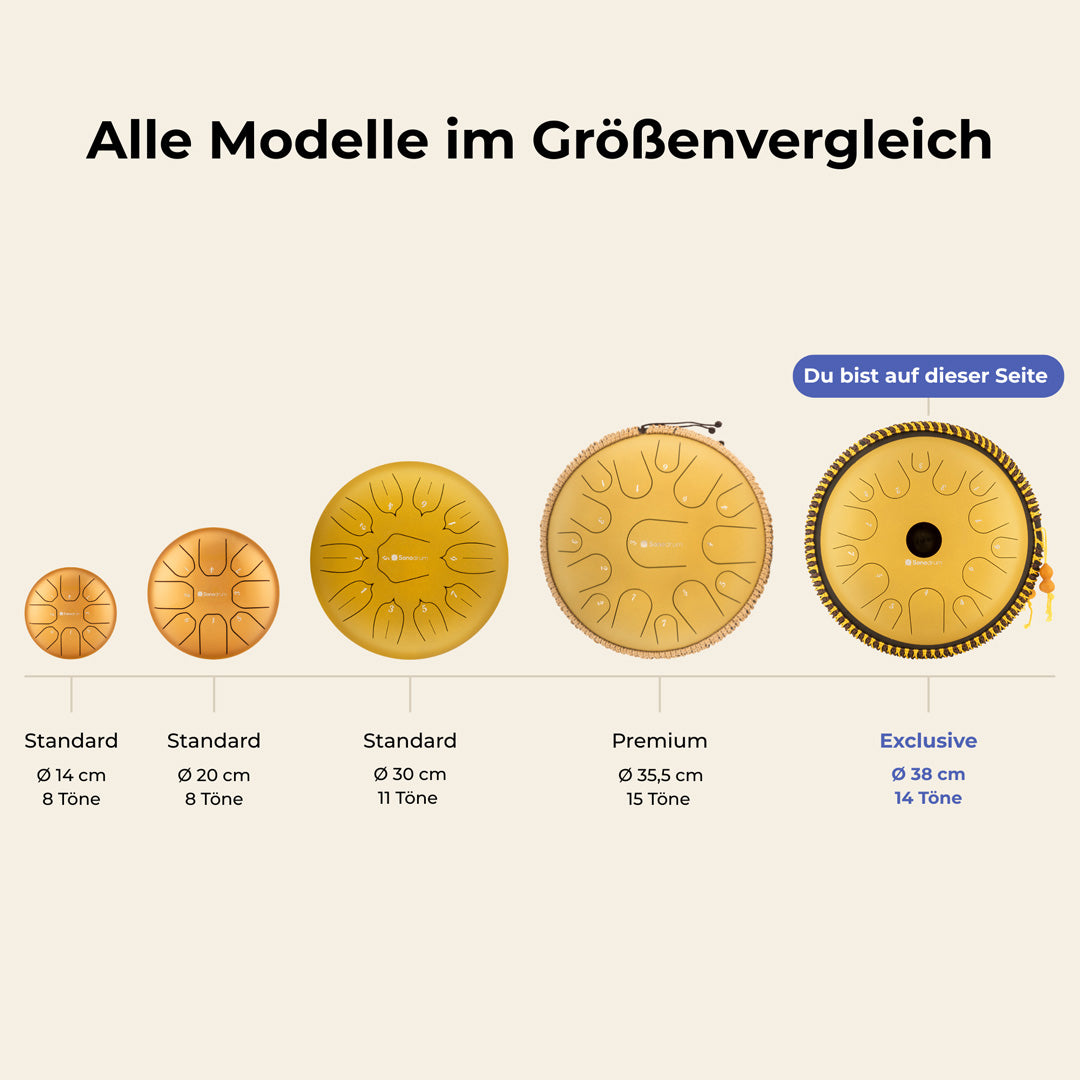sonodrum exclusive groessenvergleich