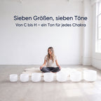 Sonobowl Kristallklangschale Frosted 3er-Set „Aura"