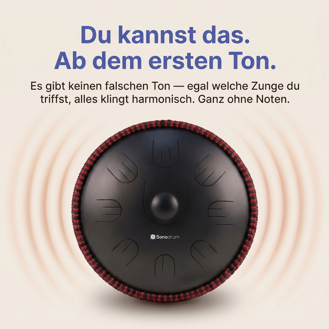 sonodrum handpan hybrid einfach spielbar