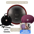handpan hybrid entspannungs starter set schwarz