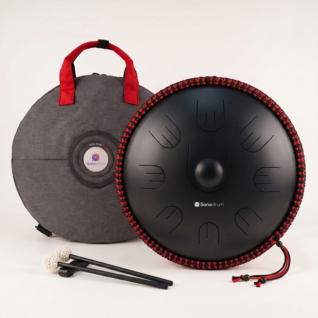 sonodrum handpan hybrid lieferumfang