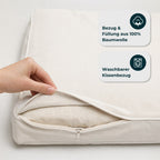 Sonodrum Meditationsmatte Zabuton m. Baumwollfüllung