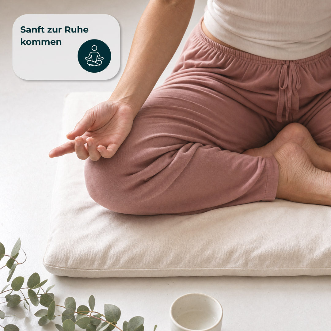 Sonodrum Meditationsmatte Zabuton m. Baumwollfüllung