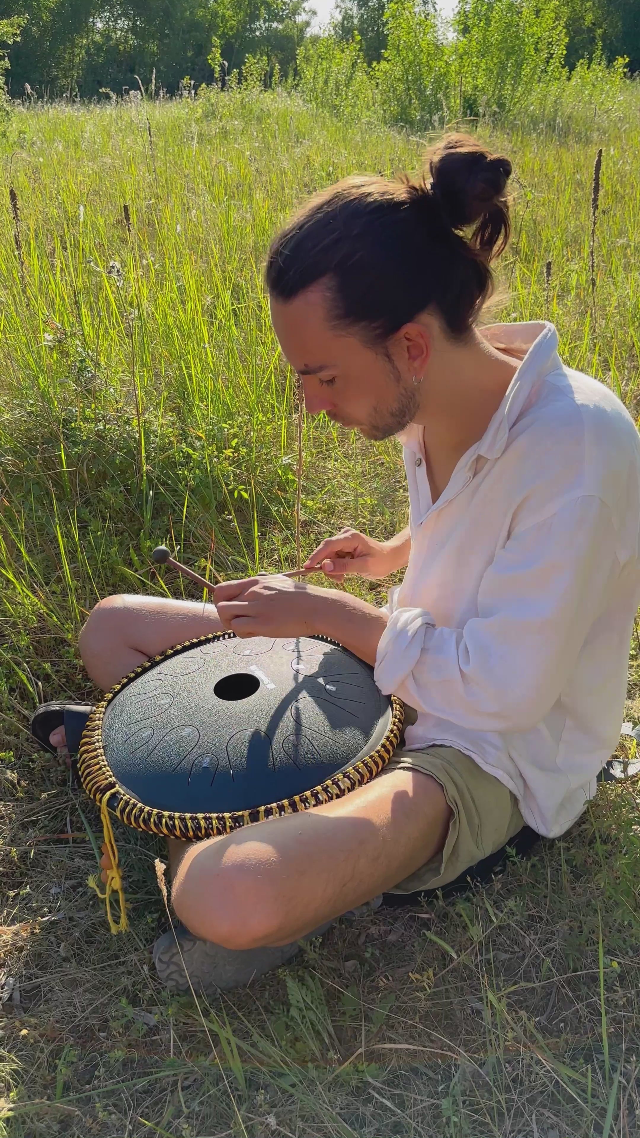 Sonodrum Zungentrommel - "Exclusive" - Handgefertigt - 38cm - 14 Zungen - C-Dur