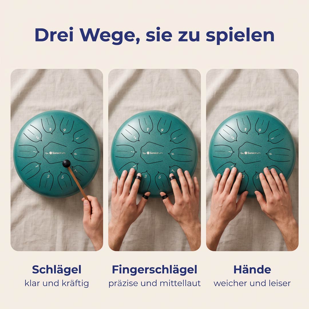 sonodrum standard 30cm d-dur drei spielarten