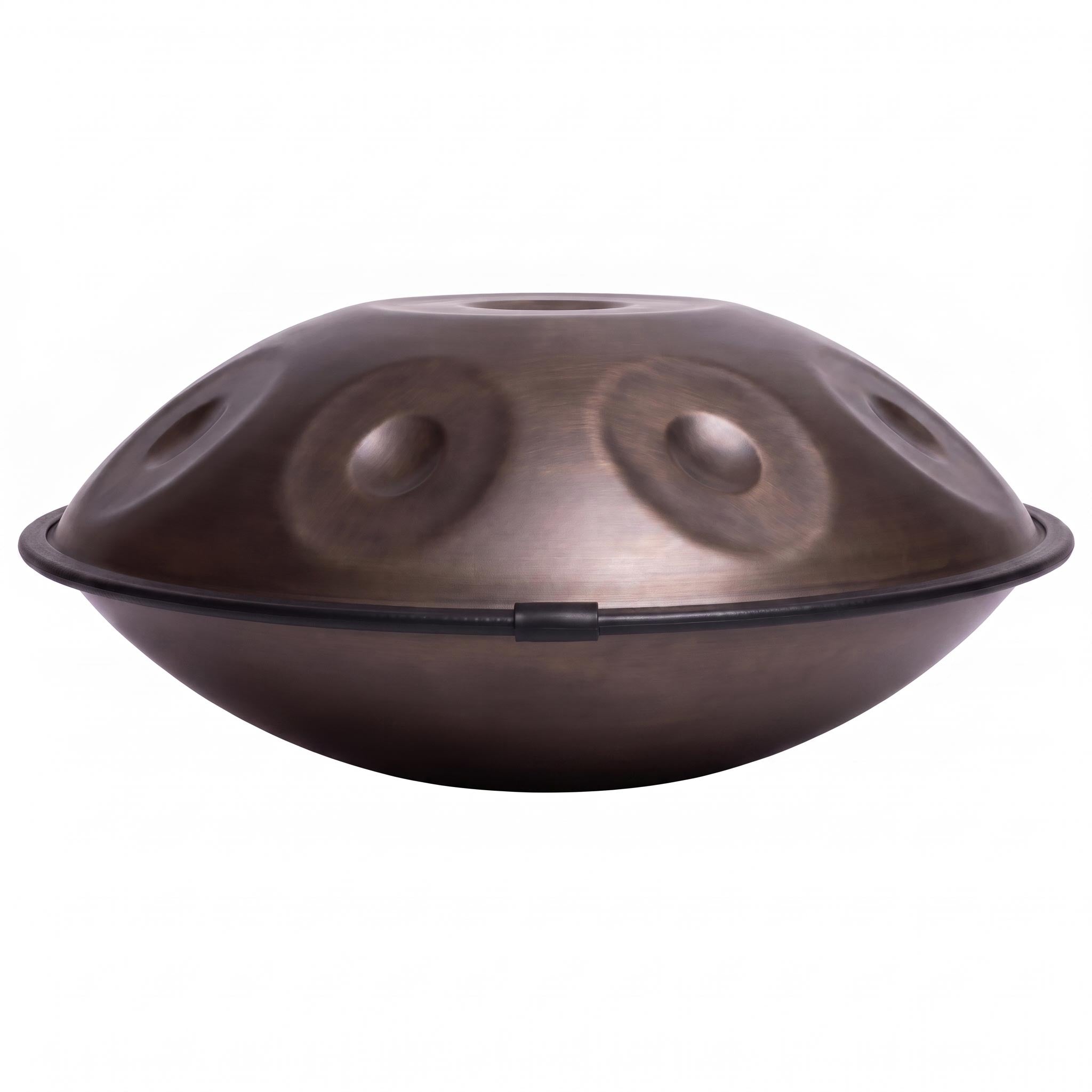 sonodrum sonopan handpan braun seitenansicht