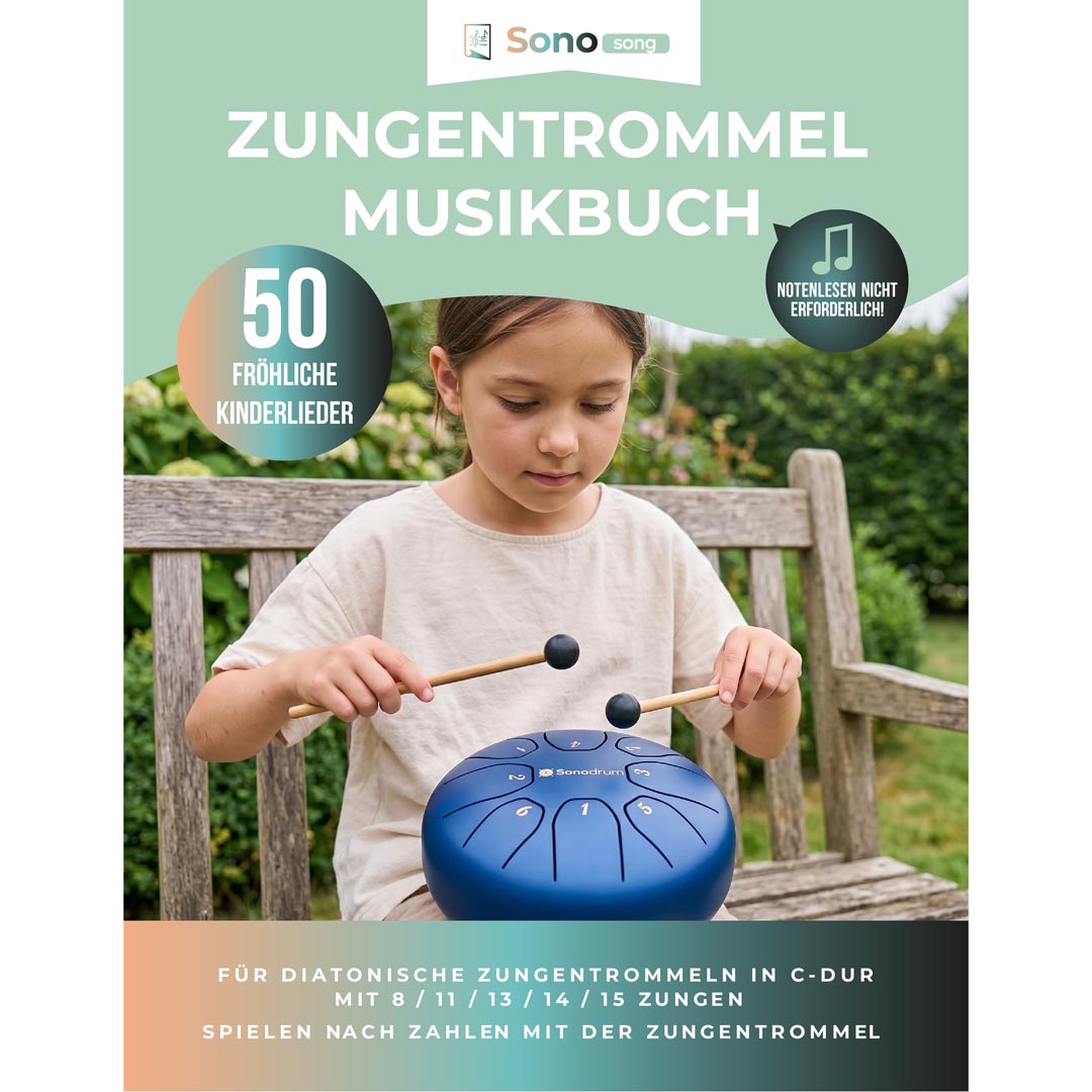 sonodrum zungentrommel musikbuch 50 fröhliche kinderlieder cover
