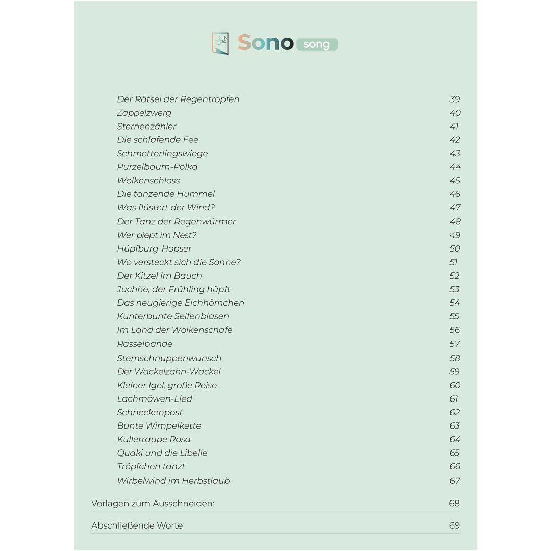 sonodrum zungentrommel musikbuch 50 fröhliche kinderlieder inhalt 2