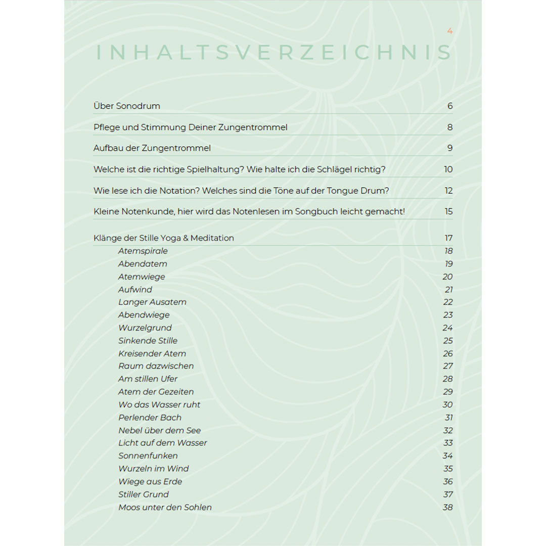 tongue drum notenheft