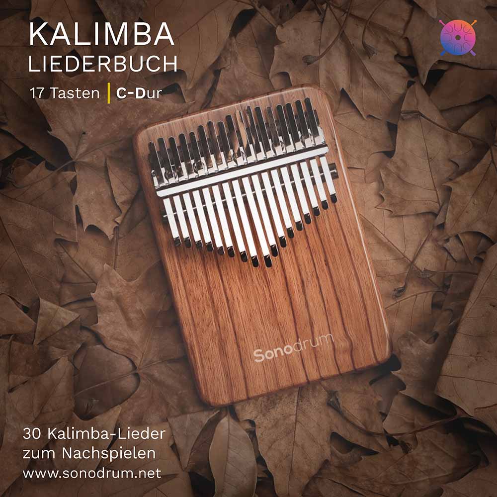 Kalimba Liederbuch - 17 Tasten - C-Dur - 30 Lieder - PDF zum Download