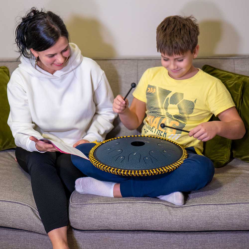 Sonodrum Zungentrommel - "Exclusive" - Handgefertigt - 38cm - 14 Zungen - C-Dur