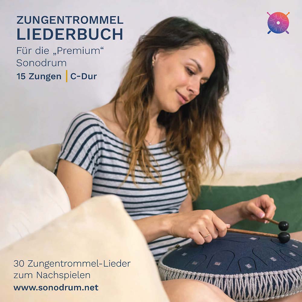 Zungentrommel Liederbuch - 15 Zungen - C-Dur - Premium - 30 Lieder - PDF zum Download