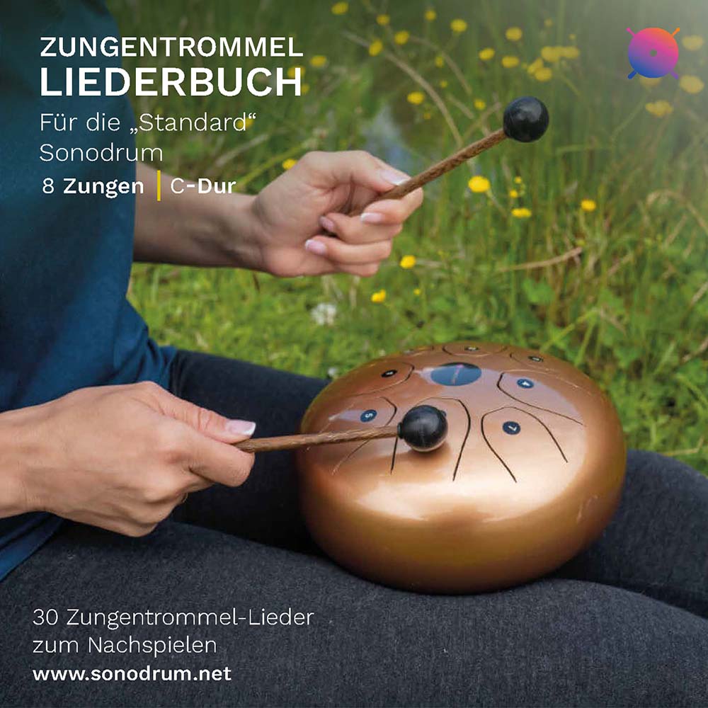 Zungentrommel Liederbuch - 8 Zungen - C-Dur - Standard - 30 Lieder - PDF zum Download