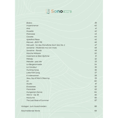 Zungentrommel Musikbuch - 50 Song-Klassiker - Für alle Zungentrommeln in C-Dur mit 8 / 11 / 13 / 14 / 15 Zungen - PDF zum Download3